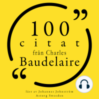 100 citat från Charles Baudelaire