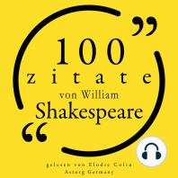 100 Zitate von William Shakespeare