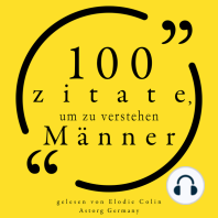 100 Zitate, um Männer zu verstehen