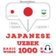 ウズベク語の1000の重要な単語: I listen, I repeat, I speak : language learning course