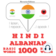 अल्बानियाई में 1000 आवश्यक शब्द