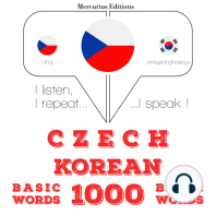 Čeština - korejština
