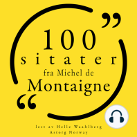 100 sitater fra Michel de Montaigne