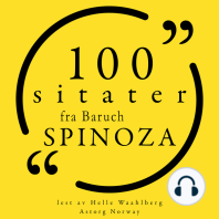 100 sitater fra Baruch Spinoza