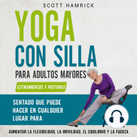 Yoga con silla para adultos mayores