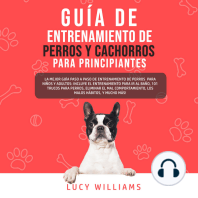 Guía de Entrenamiento de Perros y Cachorros Para Principiantes