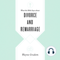 What the Bible Says about Divorce and Remarriage