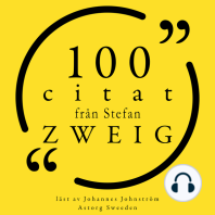 100 citat från Stefan Zweig