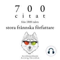 700 citat från de stora franska författarna på 1900-talet