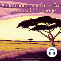 An Introductory Guide To The Maasai Language