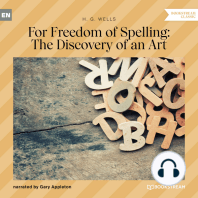 For Freedom of Spelling