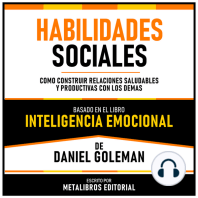 Habilidades Sociales - Basado En El Libro Inteligencia Emocional De Daniel Goleman