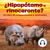 ¿Hipopótamo o rinoceronte? Un libro de comparaciones y contrastes