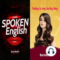 Learn spoken English Today is my lucky day