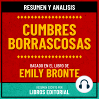 Resumen Y Analisis De Cumbres Borrascosas - Basado En El Libro De Emily Bronte