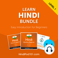 Learn Hindi Bundle - Easy Introduction for Beginners (Level 1)