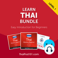 Learn Thai Bundle - Easy Introduction for Beginners (Level 1)