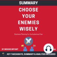 Summary: Choose Your Enemies Wisely: Business Planning for the Audacious Few: Key Takeaways, Summary and Analysis