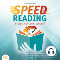 SPEED READING - Blitzschnell zum Leseprofi