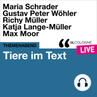 Tiere im Text - lit.COLOGNE live (Ungekürzt)