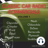 Classic Car Radio Commercials - Volume One