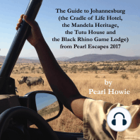The Guide to Johannesburg (the Cradle of Life Hotel, the Mandela Heritage, the Tutu House and the Black Rhino Game Lodge) from Pearl Escapes 2017