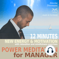 Power Meditation for Manager - 12 minutes new energy and motivation with relaxation and mindfulness exercises