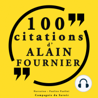 100 citations d'Alain Fournier