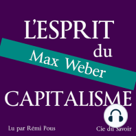 Weber, l'esprit du capitalisme