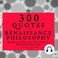 300 Quotes of Renaissance Philosophy