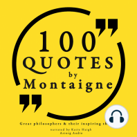 100 Quotes by Montaigne