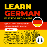 Learn German Fast for Beginners