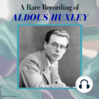 A Rare Recording of Aldous Huxley