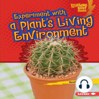 Experiment with a Plant's Living Environment