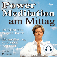 Power Meditation am Mittag - 10 Minuten freier Kopf - Entspannung und neue Energie