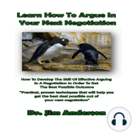 Learn How to Argue in Your Next Negotiation