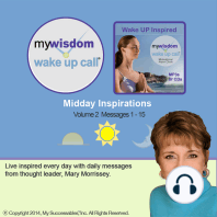 My Wisdom Wake UP Call® - Daily Inspirations - Volume 2