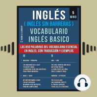 Inglés (Inglés Sin Barreras) Vocabulario Inglés Basico - 5 - MNO