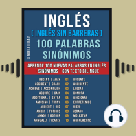 Inglés ( Inglés sin Barreras ) 100 Palabras - Sinónimos