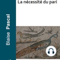 La nécessité du pari