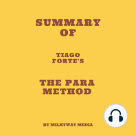 Summary of Tiago Forte's The PARA Method