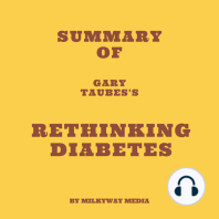Summary of Gary Taubes's Rethinking Diabetes
