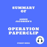 Summary of Annie Jacobsen's Operation Paperclip
