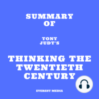 Summary of Tony Judt's Thinking the Twentieth Century