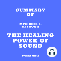 Summary of Mitchell L. Gaynor's The Healing Power of Sound