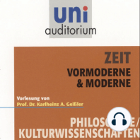 Zeit - Vormoderne & Moderne