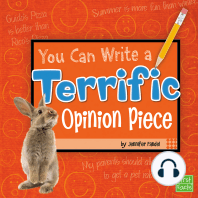 You Can Write a Terrific Opinion Piece