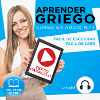 Aprender Griego - Texto Paralelo - Fácil de Leer - Fácil de Escuchar