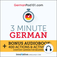 3-Minute German: Everyday German for Beginners
