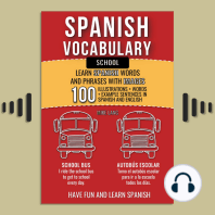 Spanish Vocabulary - School